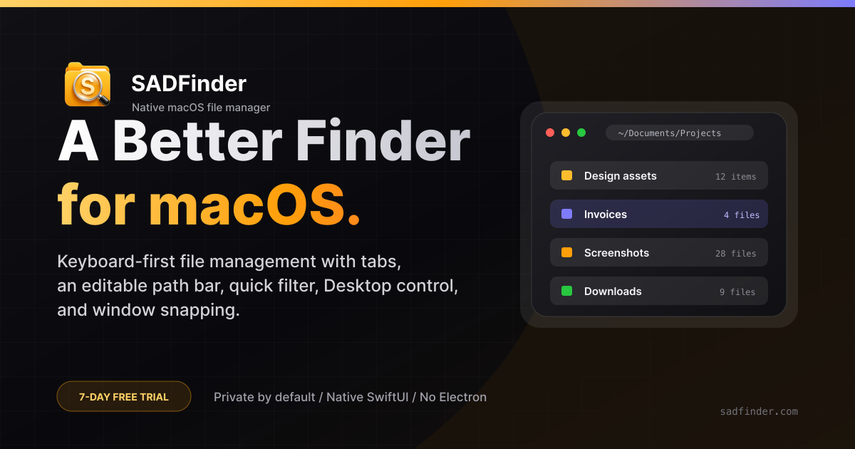 SADFinder product preview