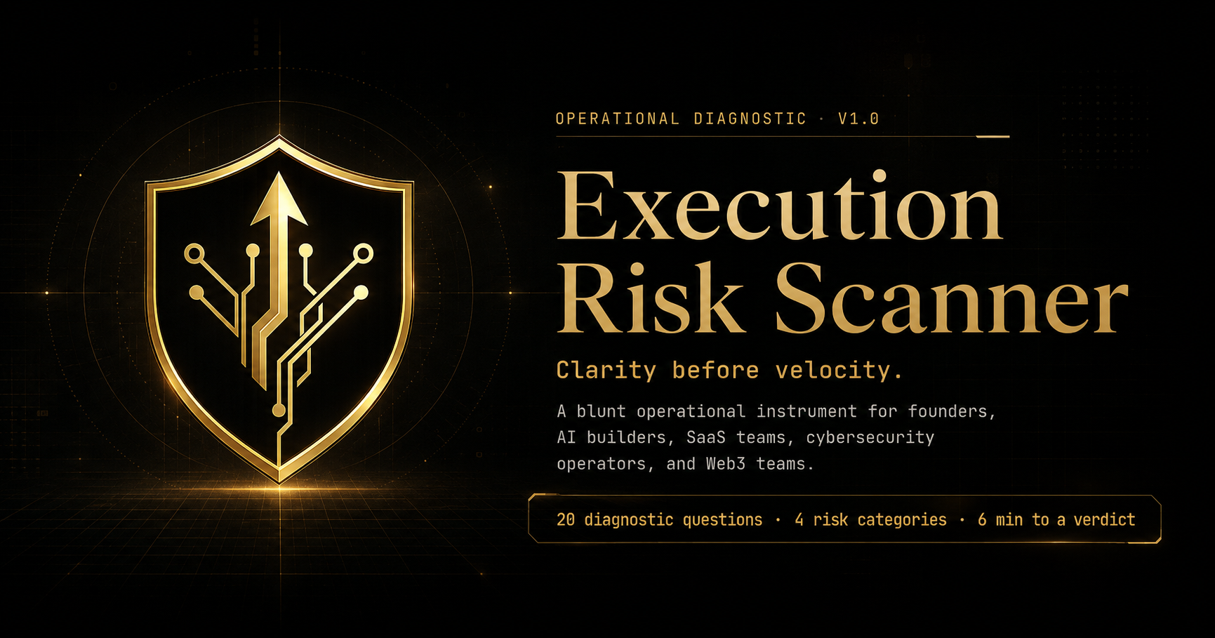 Execution Risk Scanner product preview