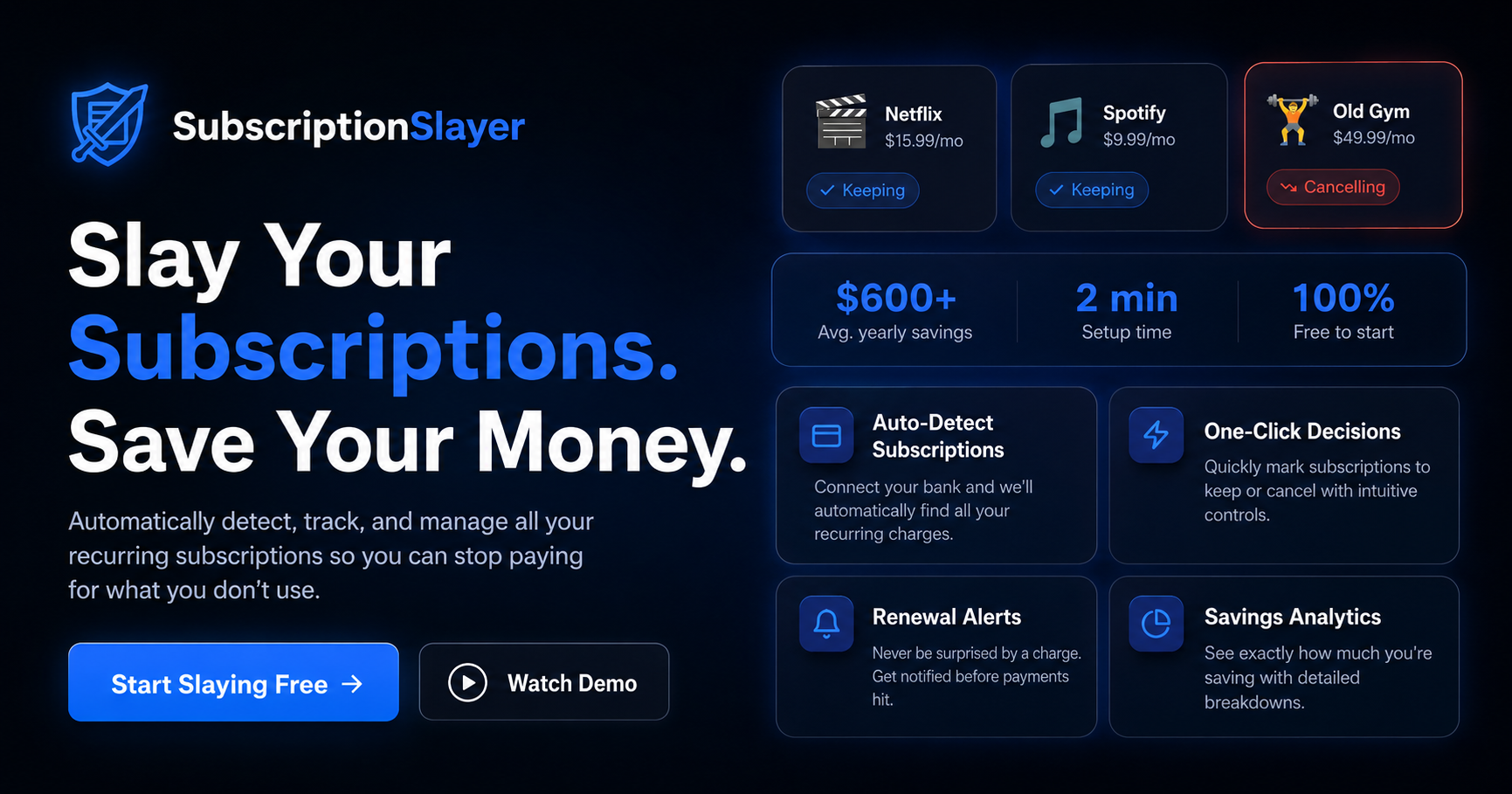 Subscription Ssslayer product preview